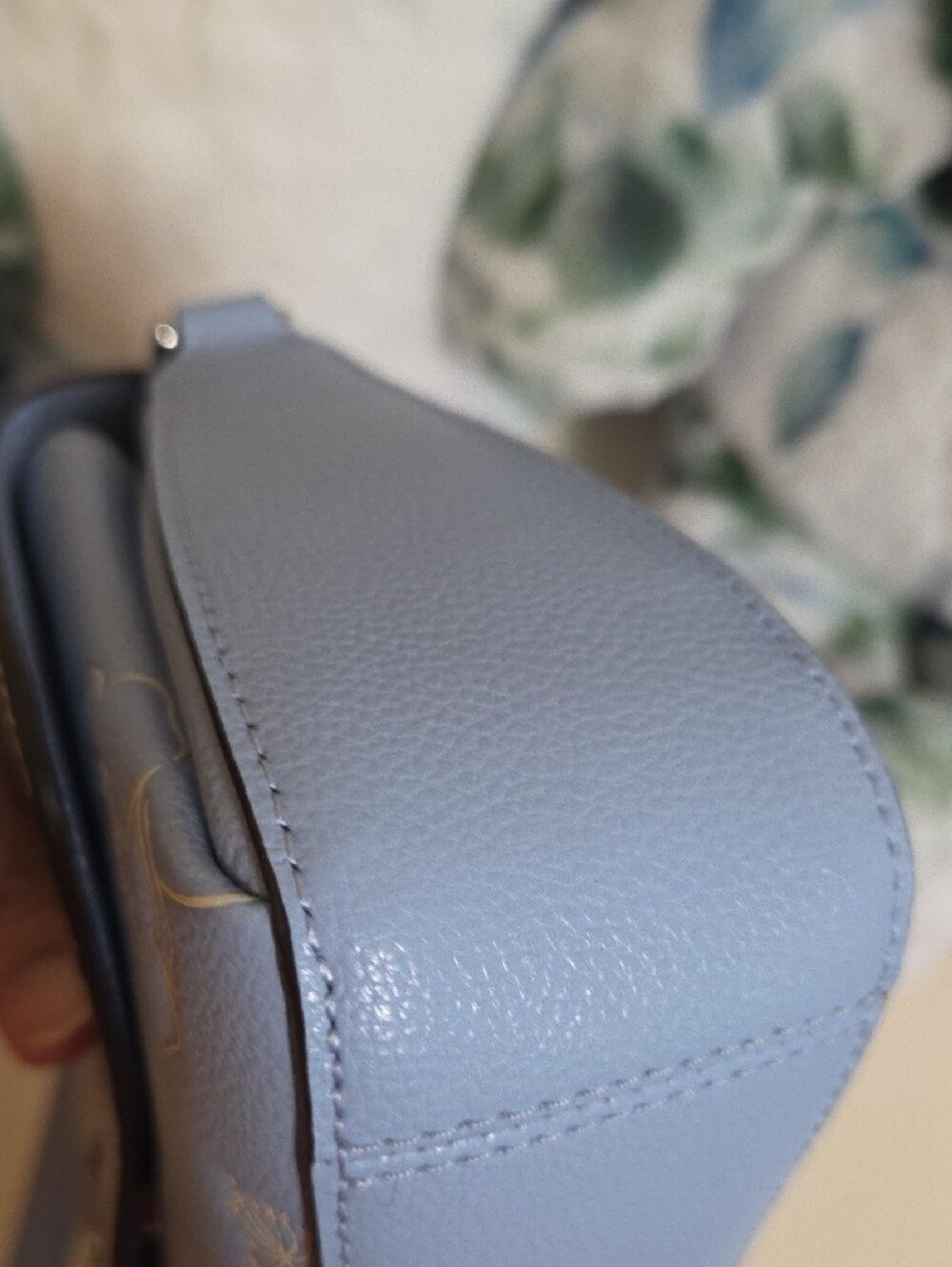 NWT kate spade light blue floral embossed crossbody bag with Silver accents - Picture 13 of 13